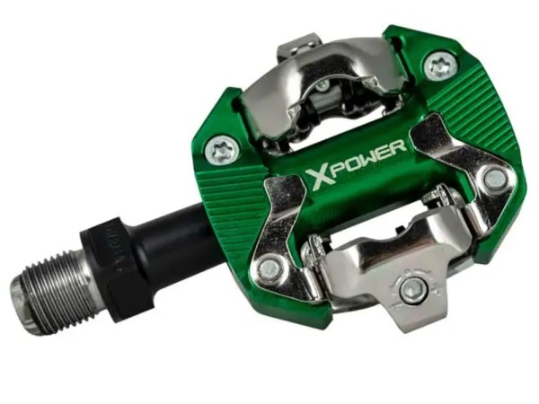 SRM X-Power DUAL MTB Pedale Grün B-Ware