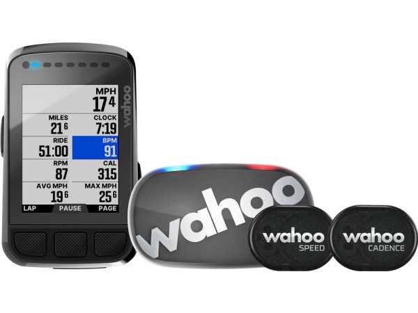 Wahoo Elemnt Bolt v2 GPS Bike Computer Bundle